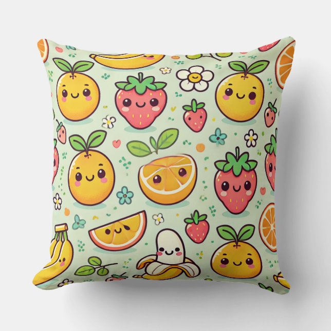 Coussin Amis des fruits (Recto)