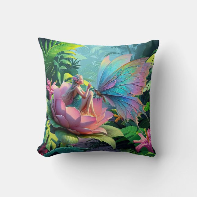 Coussin Amis du jardin (Recto)
