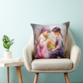 Coussin Amis et fleurs (Chaise)