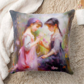 Coussin Amis et fleurs (Couverture)