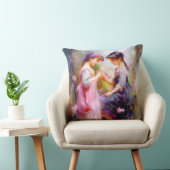 Coussin Amis et fleurs (Chaise)