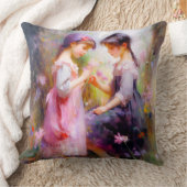 Coussin Amis et fleurs (Couverture)