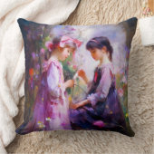 Coussin Amis et fleurs 2 (Couverture)