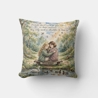 Coussin Amis et Sœurs