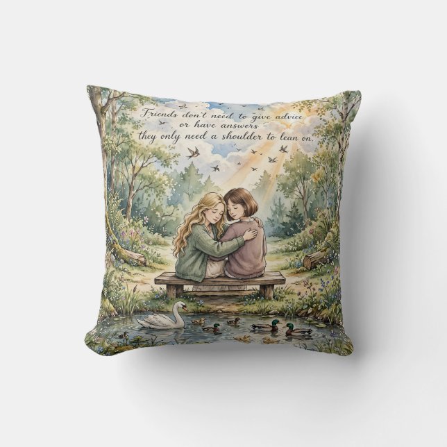 Coussin Amis et Sœurs (Recto)