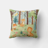 Coussin Amis Fantaisistes de la Forêt (Verso)