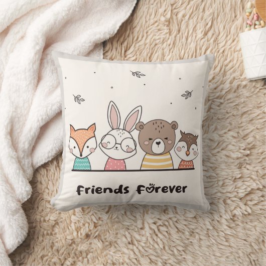 Coussin Amis pour toujours (Couverture)