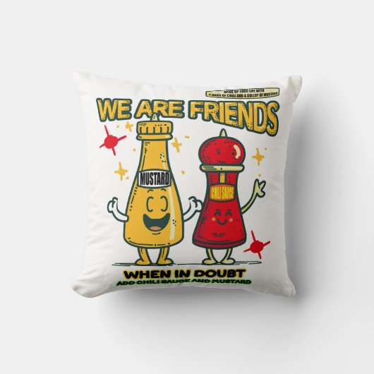 Coussin Amis sauce chili et sauce moutarde 071501 (Recto)