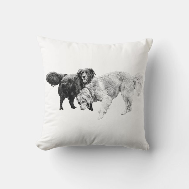 Coussin Amis Tranquilles, Soirées Cosy (Recto)