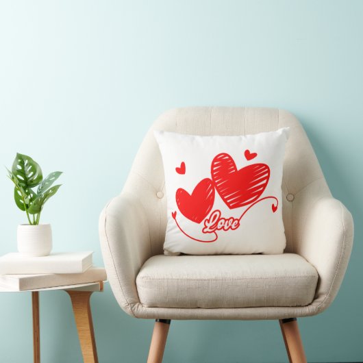 Coussin amour (Chaise)