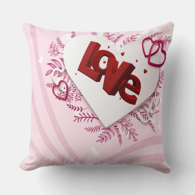 Coussin Amour 3D (Recto)