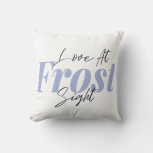 Coussin Amour à la vue du gel