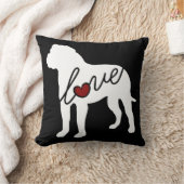 Coussin Amour américain de bouledogue (Couverture)