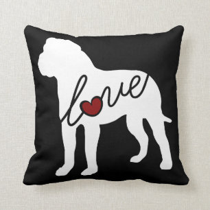Coussin Amour américain de bouledogue
