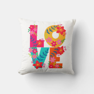 Coussin Amour arc-en-ciel