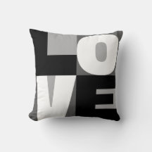 Amour Blanc Et Noir Design De Lettres Artistiques