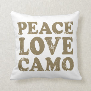 Coussin Amour Camo de paix