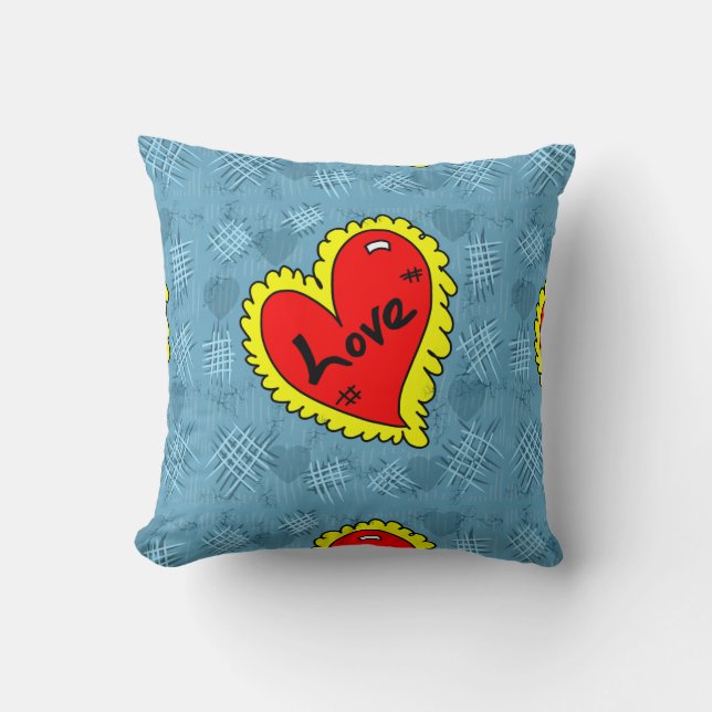 Coussin amour corazon (Recto)
