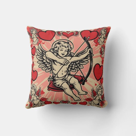 Coussin amour cupide vintage (Verso)