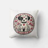 Coussin Amour dalmate (Recto)