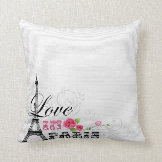 Coussin Amour dans le carreau de Paris