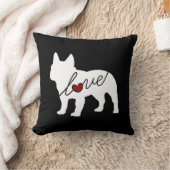 Coussin Amour de bouledogue français (Couverture)