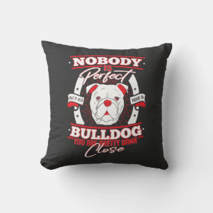Coussin Amour de chien perfection Bouledogue