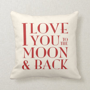 Coussin Amour de couleur faite sur commande 'vous à la