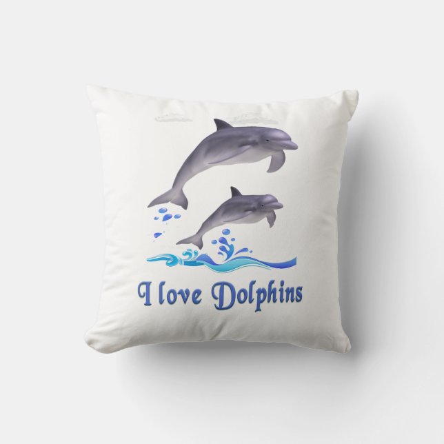 Coussin Amour de dauphin (Recto)