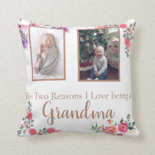 Coussin amour de deux raisons i étant une grand-maman