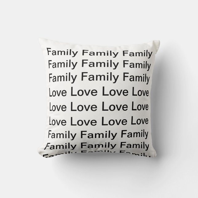 Coussin Amour de famille (Recto)