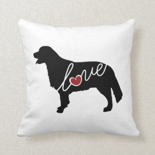 Coussin Amour de golden retriever