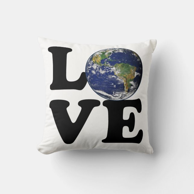 Coussin Amour de la Terre (Recto)