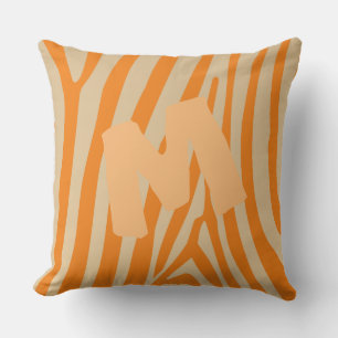 Coussin Amour de la vie sauvage Imprimer Monogramme