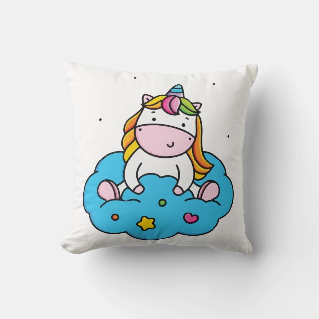 Coussin Amour de licorne (Recto)