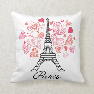 Coussin Amour de Paris, France