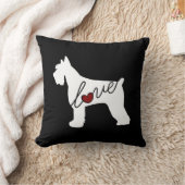 Coussin Amour de Schnauzer (Schnauzer géant) (Couverture)