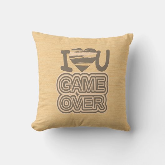 Coussin Amour Drôle Jeu Plus De 2 (Recto)