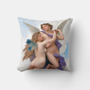 Coussin Amour et Psyché, Bouguereau