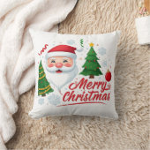 Coussin "Amour festif : Joyeux Noël Design (Couverture)