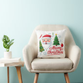Coussin "Amour festif : Joyeux Noël Design (Chaise)