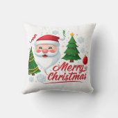 Coussin "Amour festif : Joyeux Noël Design (Verso)