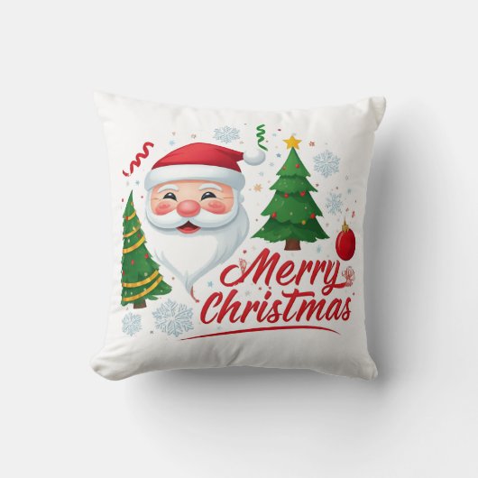 Coussin "Amour festif : Joyeux Noël Design (Recto)