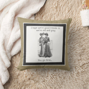 Coussin Amour Good Friends cadeau jeter l'oreiller