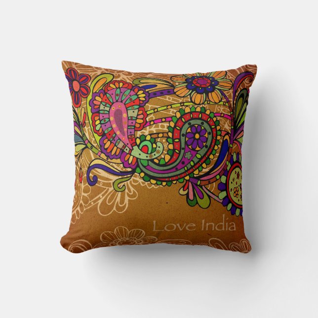 Coussin Amour Inde (Recto)