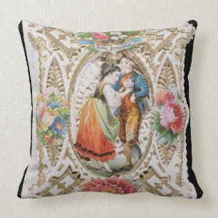 Coussin Amour, innocence, carte de Valentine, c.1870 (Li