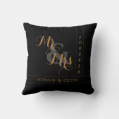 Coussin Amour Intemporel : M. et Mme. Décoration Éternelle (Verso)