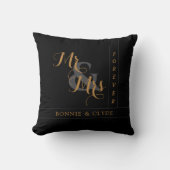 Coussin Amour Intemporel : M. et Mme. Décoration Éternelle (Recto)