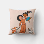 Coussin Amour lunaire éternel (Verso)