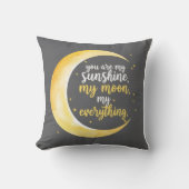 Coussin Amour lunaire éternel (Recto)